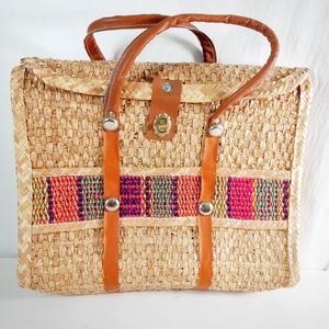 Small vintage Mexico Tourist Beach Bag